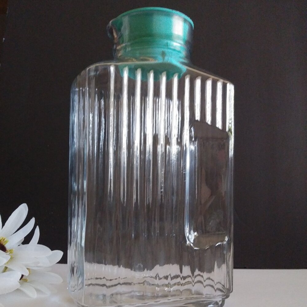 Anchor Hocking Glass Refrigerator Jug Bottle